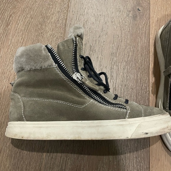 Giuseppe Zanotti size 9 sneakers lined with fur - Picture 2 of 7
